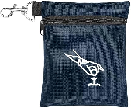 TOGETRUE Golf Tee Pouch, Golf Bag Holder with Clip, Golf Bag Accessories