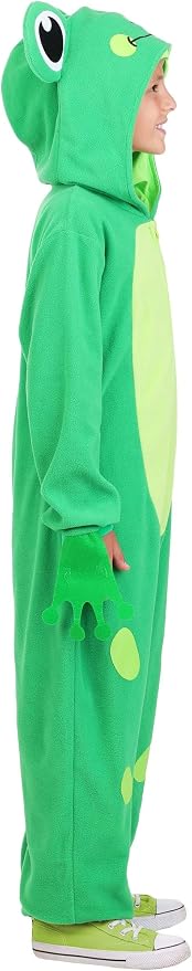 Disfraz de rana verde para niños talla M miniatura 4