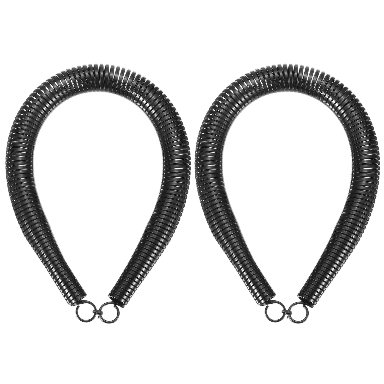 sourcing map 2pcs PVC Spring Tube Bender 21mm OD 420mm Long Conduit Pipe Bender Bending Spring for Pipe Bending Devices in Home Hydropower, Black