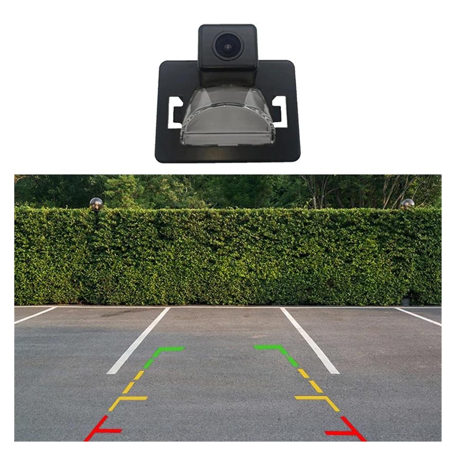 Cámara Marcha Atrás HD Impermeable CCD para Mazda 5 2005 2006 2007 2008 2009 2010 Cámara Visión Trasera Marcha Atrás Aparcamiento Cámara Asistencia Estacionamiento Cámara Visión Trasera