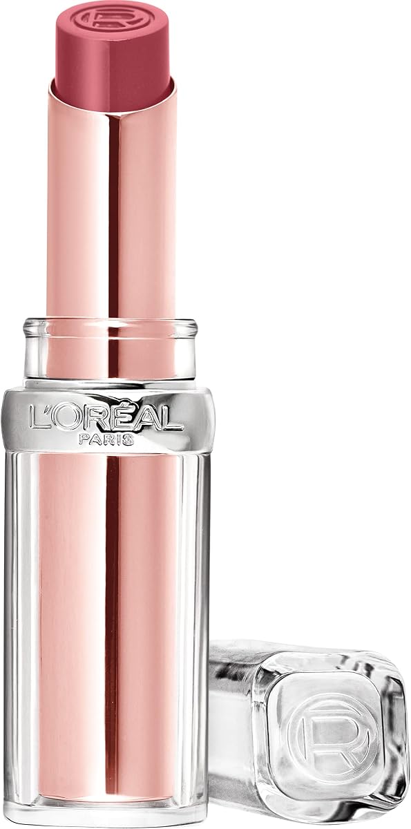 Bálsamo hidratante en lápiz labial Glow Paradise con extracto de granada, Blush Fantasy, 0.1 oz