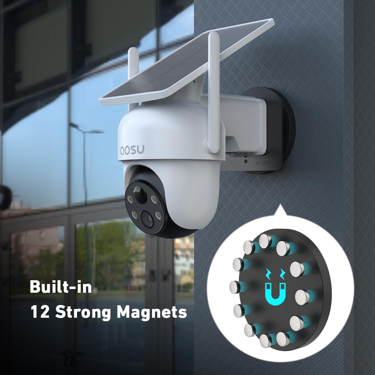Holicfun Magnetic Mount for Outdoor PTZ Camera, Black image 4