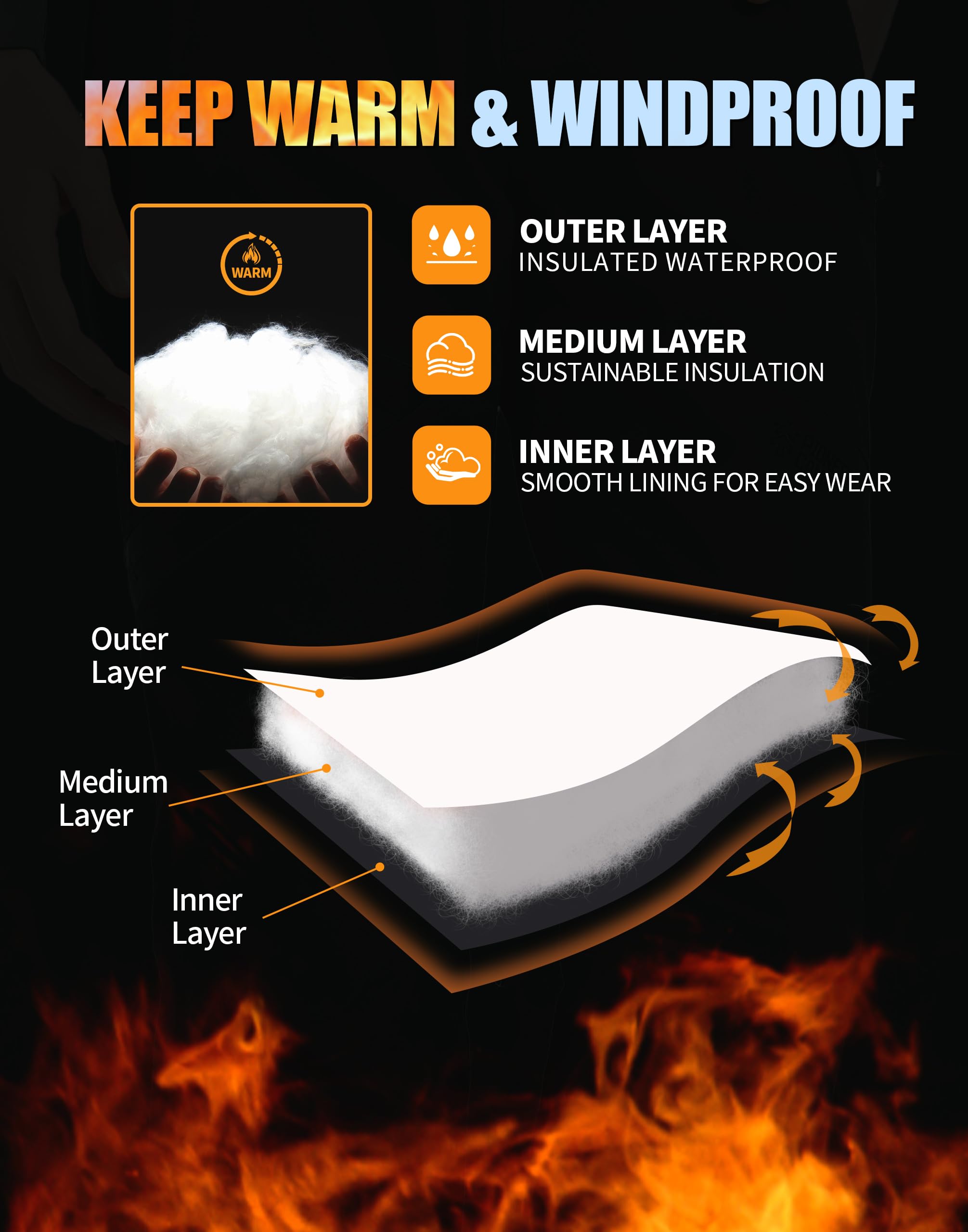 Pioneer Camp Pantaloni da Sci da Donna Cuciture Nastrate Impermeabili Ghette da Neve Integrate Ginocchio Articolato Bretelle Staccabili Regolabili Pantaloni Softshell Invernali da Esterno