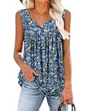 Womens Tank Tops and Short Sleeve Floral Summer Tops