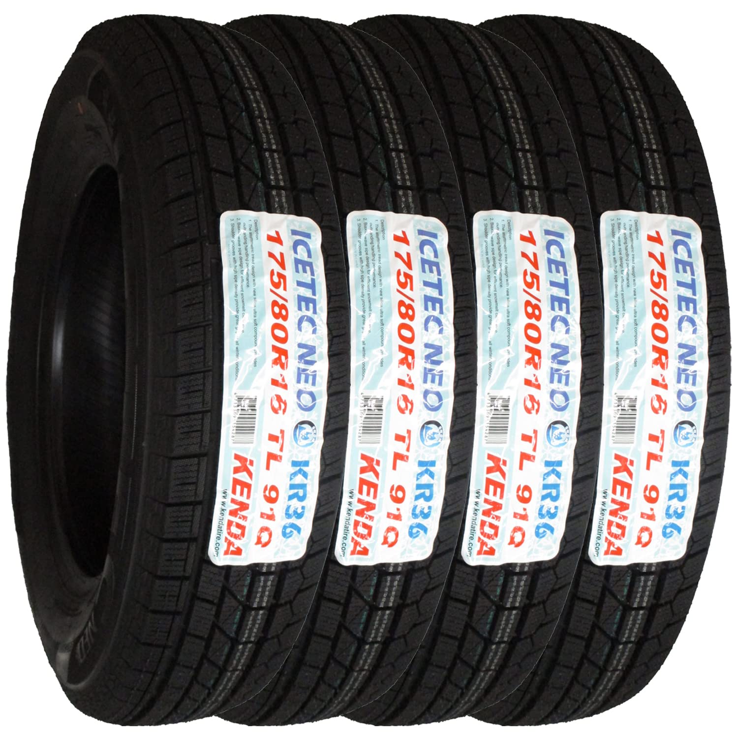 Amazon.co.jp: ケンダ(KENDA) スタッドレスタイヤ KR36 175/80R16 91Q  
