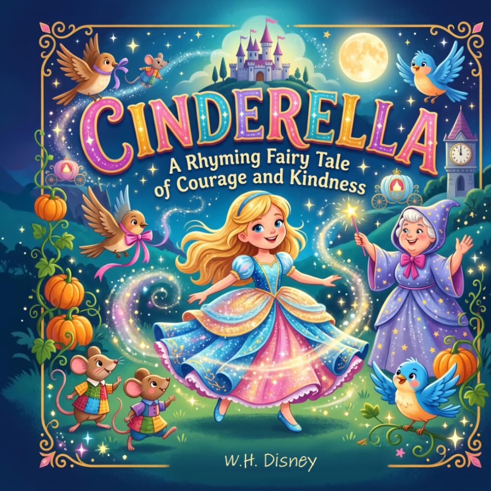 Cinderella: A Rhyming Fairy Tale of Courage and Kindness for Kids