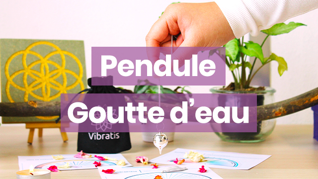 Pendule Luzi en forme de goutte en Nickel - Radiesthésie