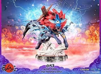Dark Horse Comics Okami Oki Wolf Form 9 Inch PVC Statue | Standard Edition