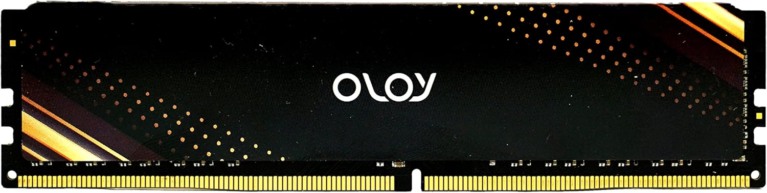 OLOy DDR4 RAM 16GB (1x16GB) Black Saturn 2400 MHz CL17 1.2V 288-Pin Desktop UDIMM (MD4U1624170BB1SB)