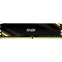 OLOy DDR4 RAM 8GB 1x8GB Black Saturn 2400 MHz CL17 1.2V 288-Pin Desktop UDIMM MD4U0824170BB1SB