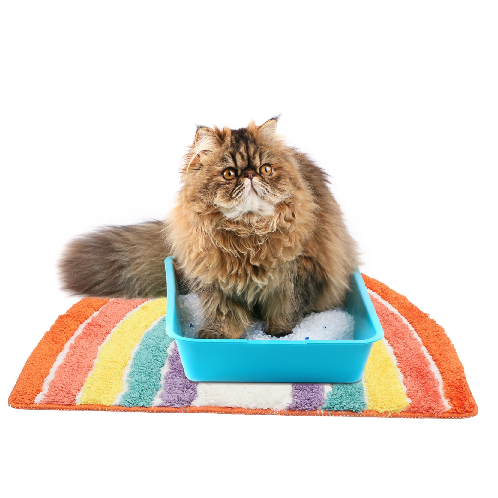 UPKOCH Katzenstreumatte Rutschfest Für Katzentoilette Innenbereich Fängt Streu Robust Und Langlebig Weiches Material