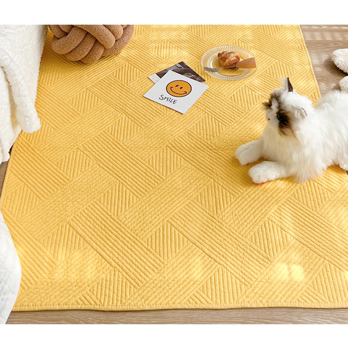 Amazon｜カーペット 北欧 和風 ラグ ラグマット キルトラグ 100