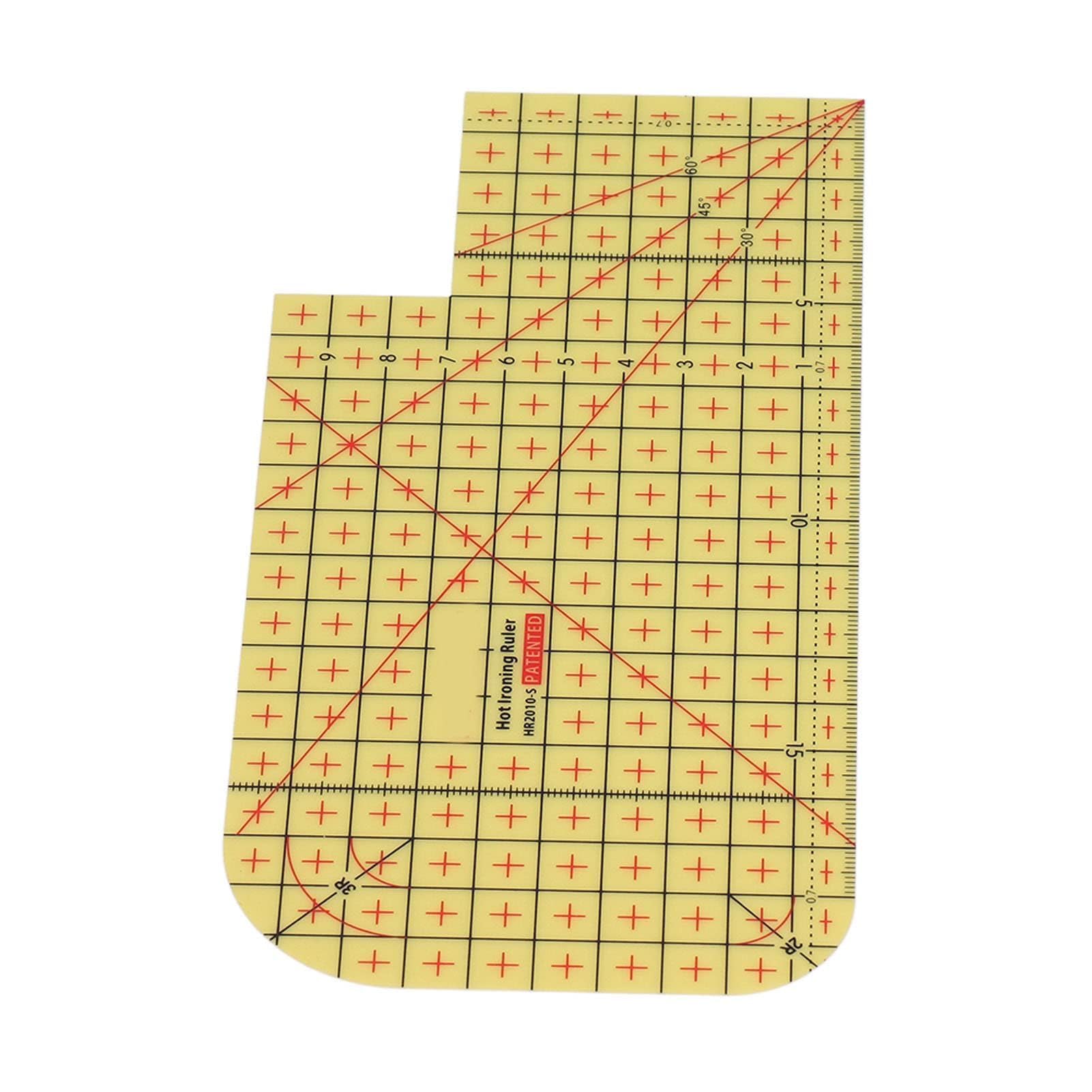 EFUTURETIME Règle De Repassage à Chaud En Résine 25 X 6,5 Cm