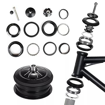 ONBICLE Cycle Head Set Heavy Duty Bicycle External Bearing Headset Head Cup Set