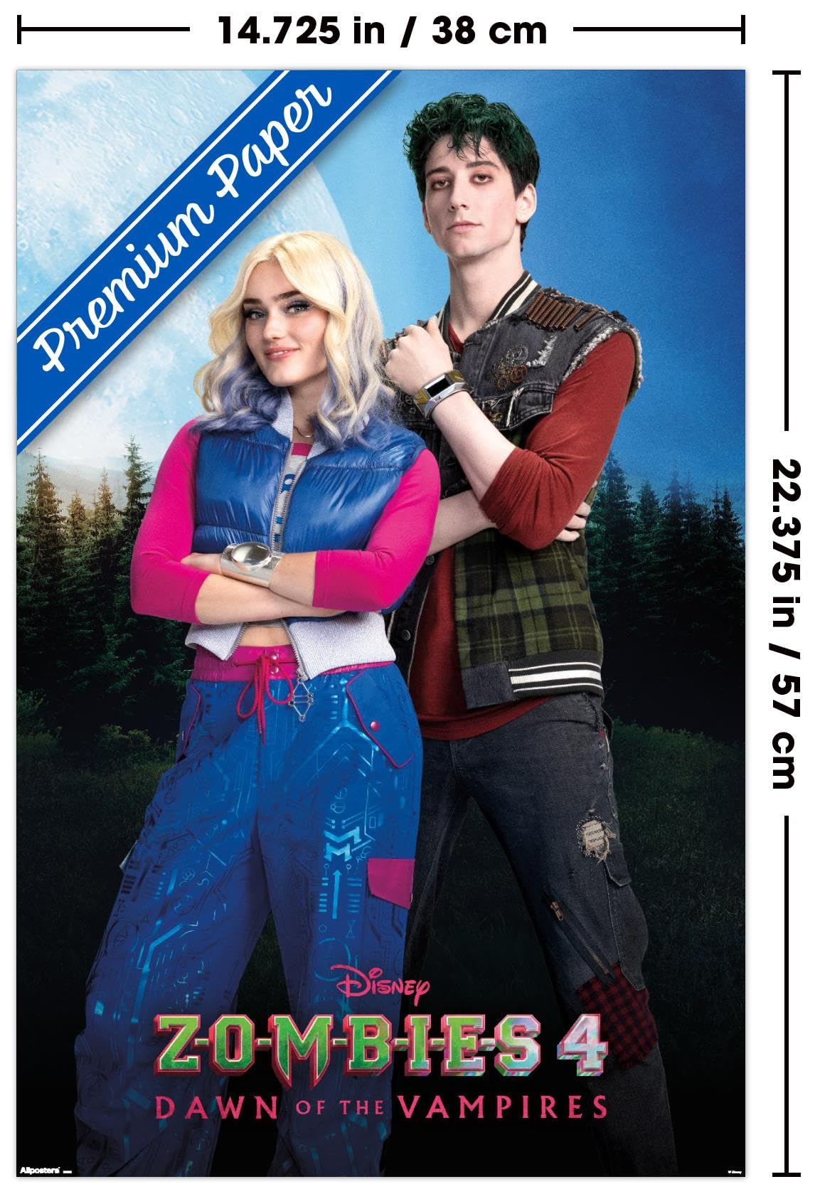 Disney Zombies 4: Dawn Of The Vampire (2025) - Addison & Zed Wall