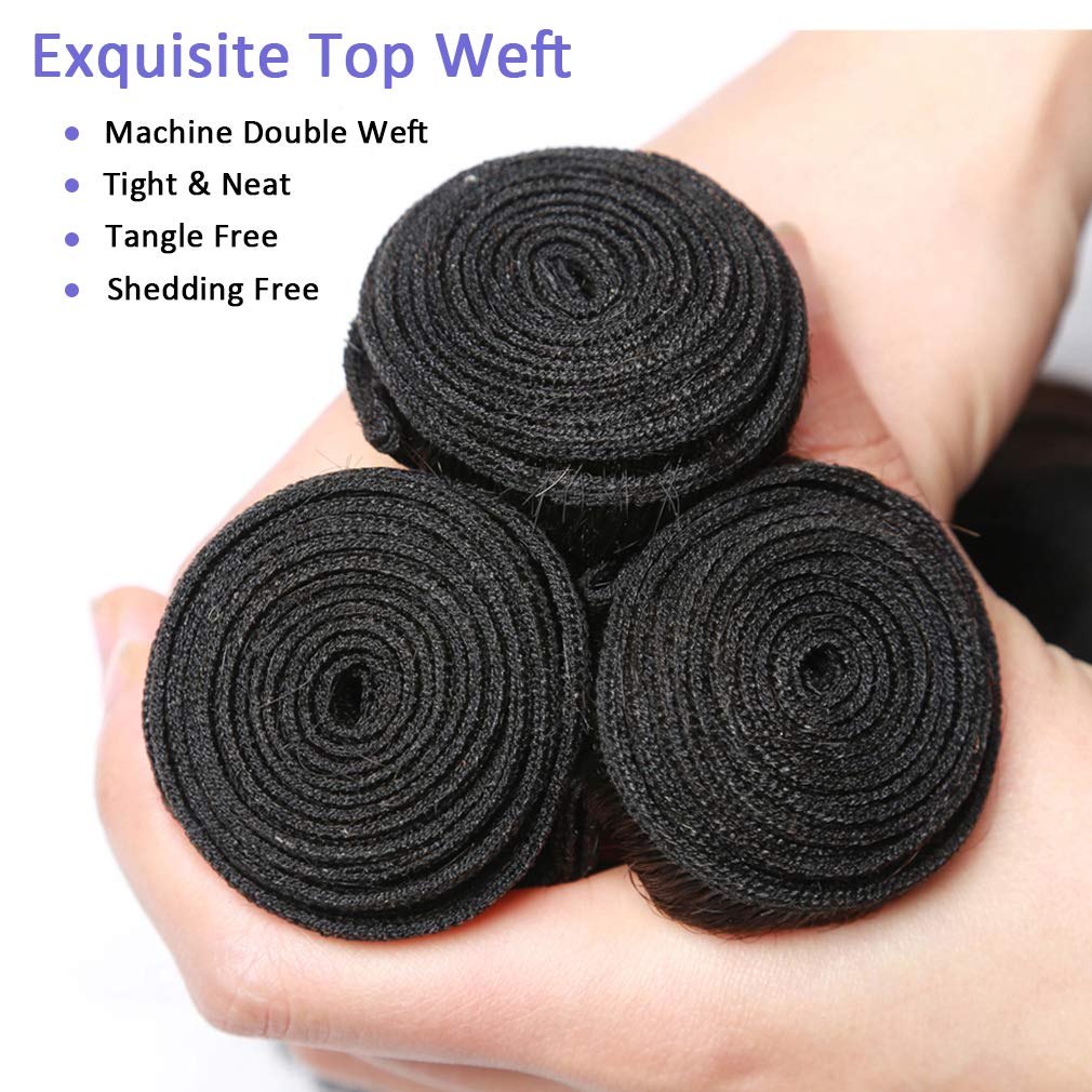 Brazilian Body Wave Human Hair Bundles Unprocessed Virgin Human Hair Extensions 10 12 14 16 inch Remy human Hair Weave Bundles