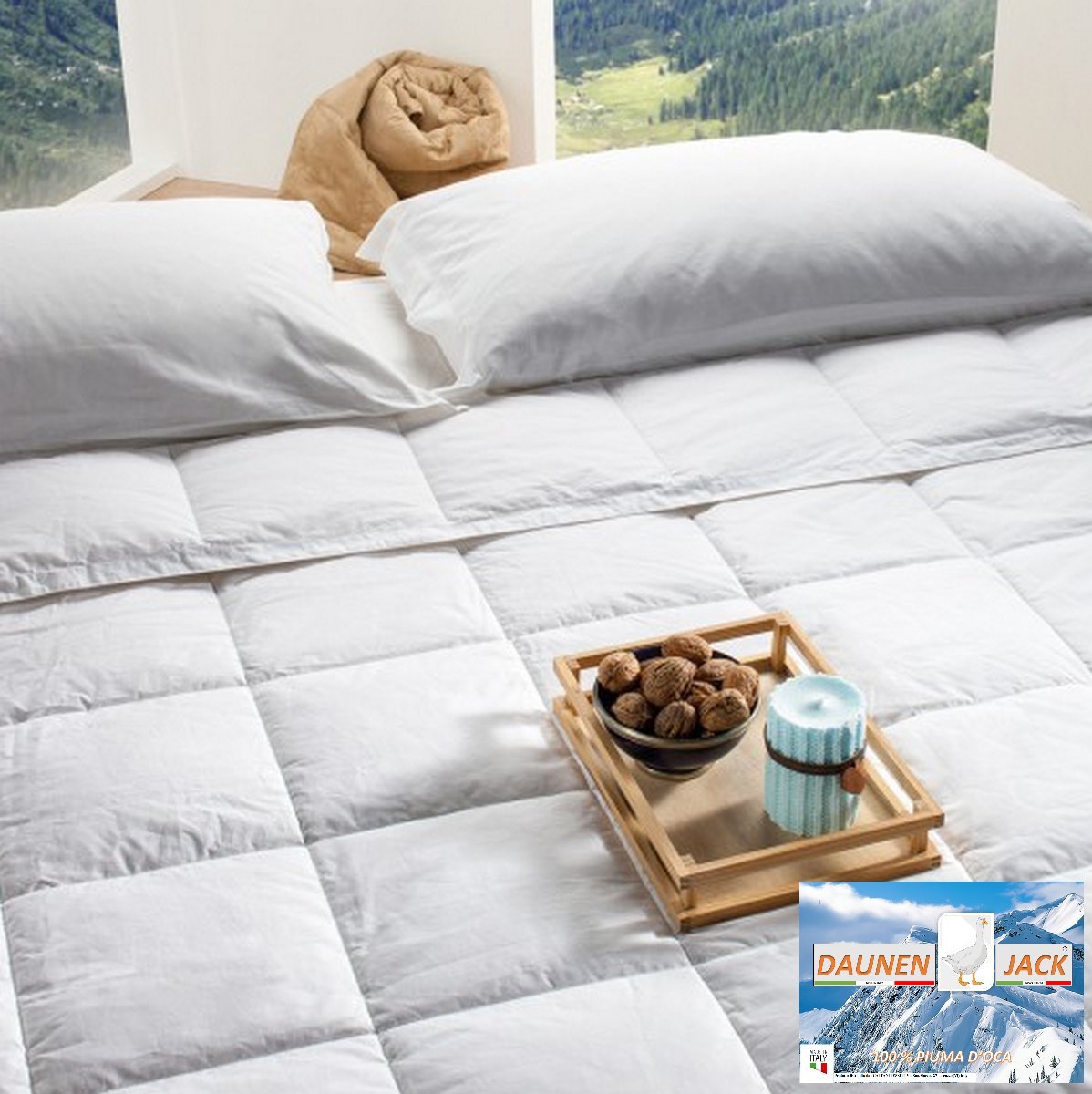 Piuma Oca Siberiana 250x200cm PIUMONE MATRIMONIALE STAGIONI