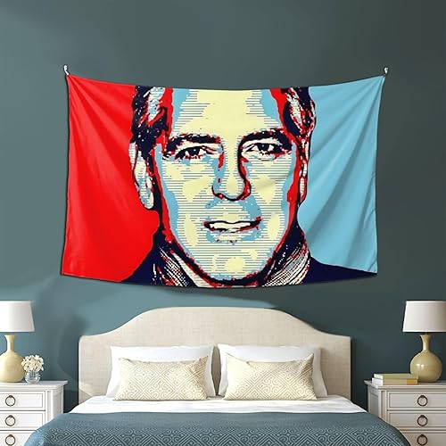 Miniatura 8 de George Clooney - Tapiz estético para colgar en la pared, tapiz decorativo impreso artístico, 60 x 40 pulgadas