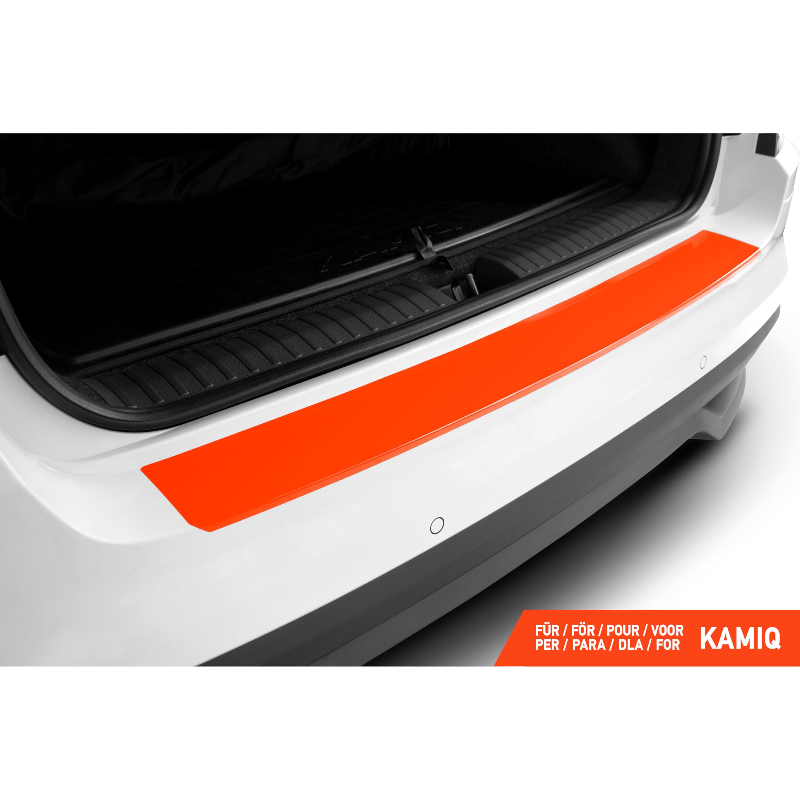 Luxshield Película Protectora Maletero Juego Completo para Skoda Kamiq NW4 I 2019-2026 - Protección Parachoques contra Rasguños, Pintura - Carbono