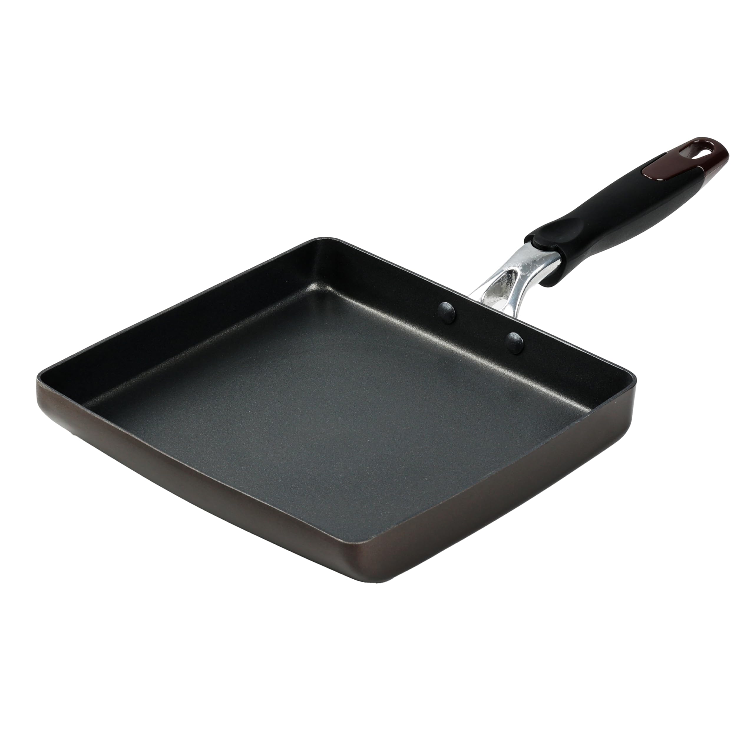 【オンライン限定】 パール金属 卵焼き フライパン ワイドタイプ 21×21cm IH対応 玉子焼き器 ふっ素樹脂塗膜加工 AZ-7116