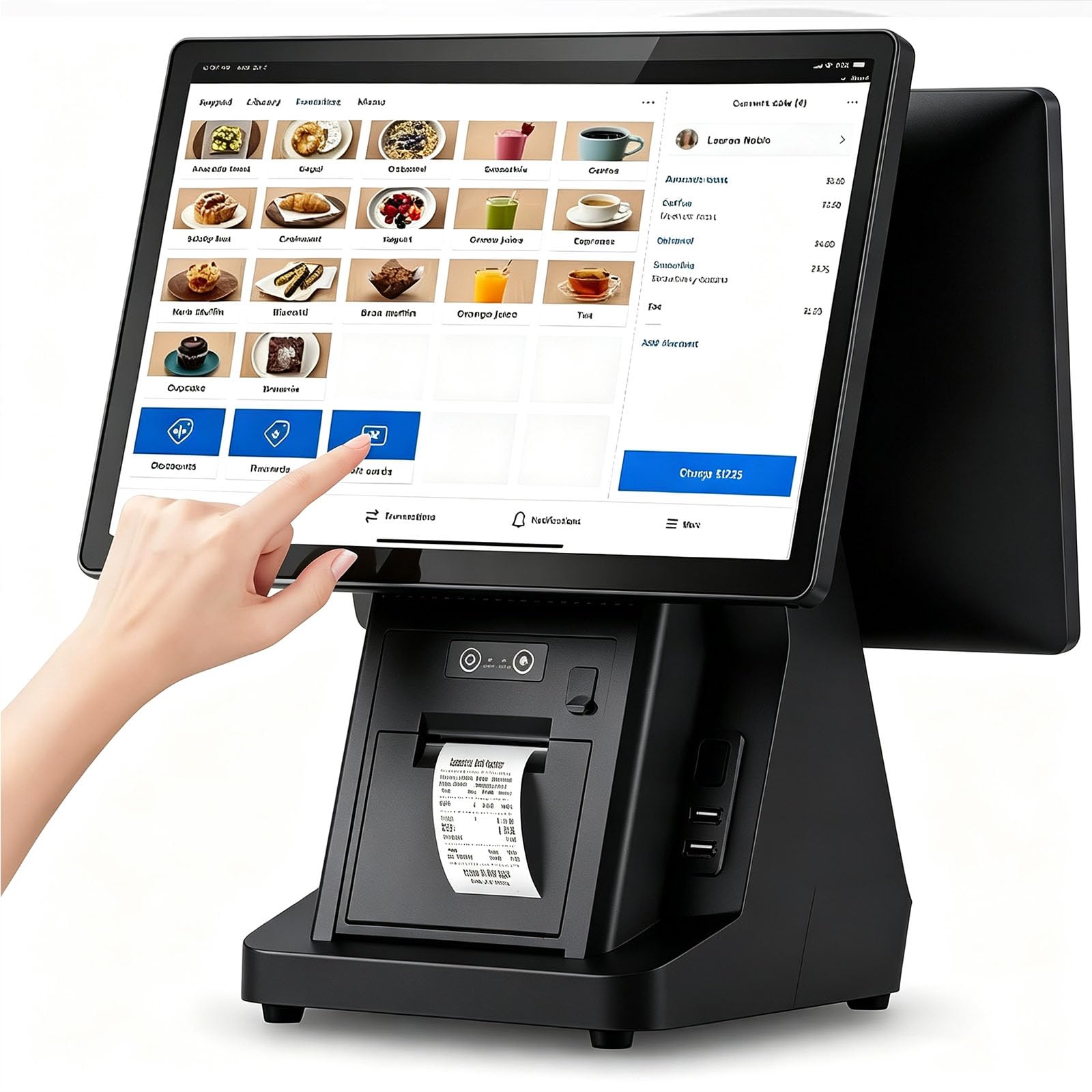 Caja Registradora Inteligente con Pantalla Táctil Giratoria