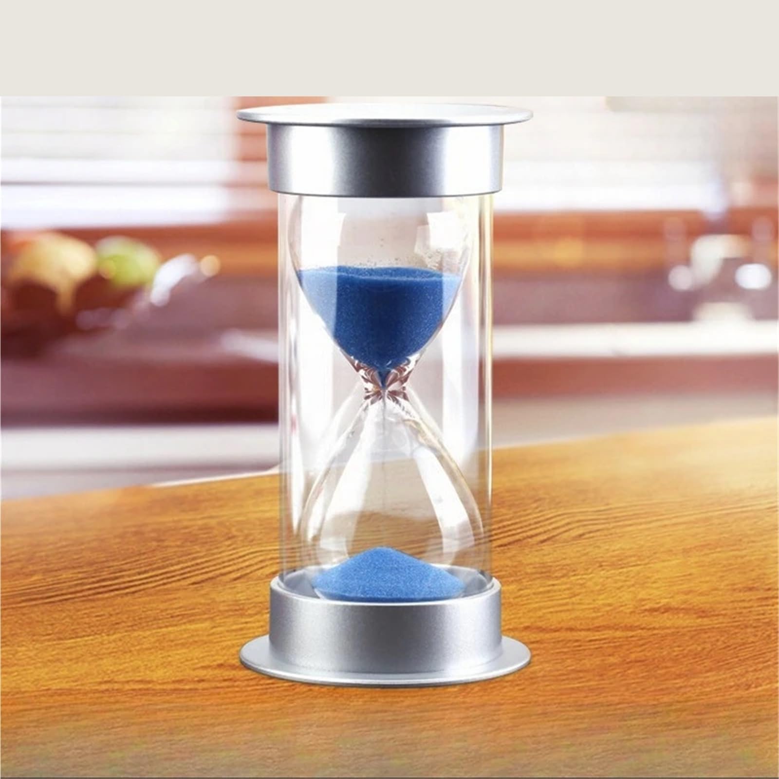 2 pezzi di timer creativo ornamentale a clessidra 5/10/20/30/60 minuti regalo compleanno for la casa tempo plastica Per Arredare Soggiorno E Camera Da Letto(60minute)