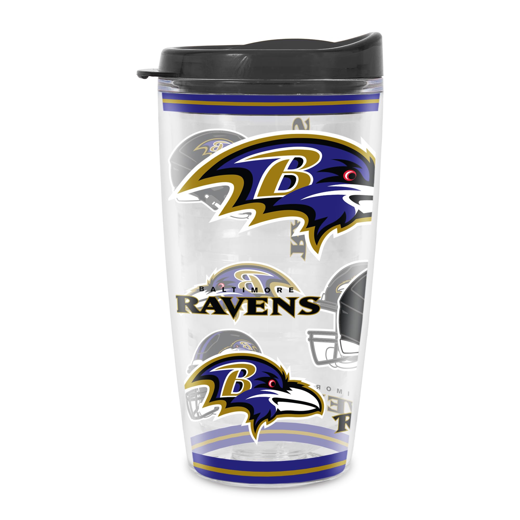 Rico Industries NFL Football Double Wall Mayhem 16oz Tritan Tumbler W Lid