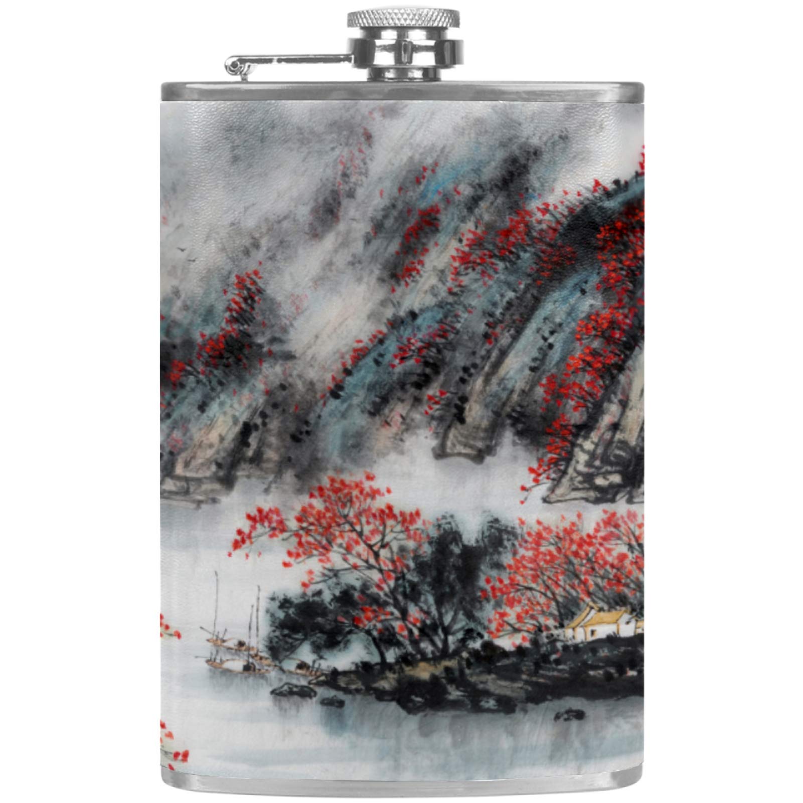 Flasque à whisky de poche avec entonnoir bouteille de vin pour bar et camping