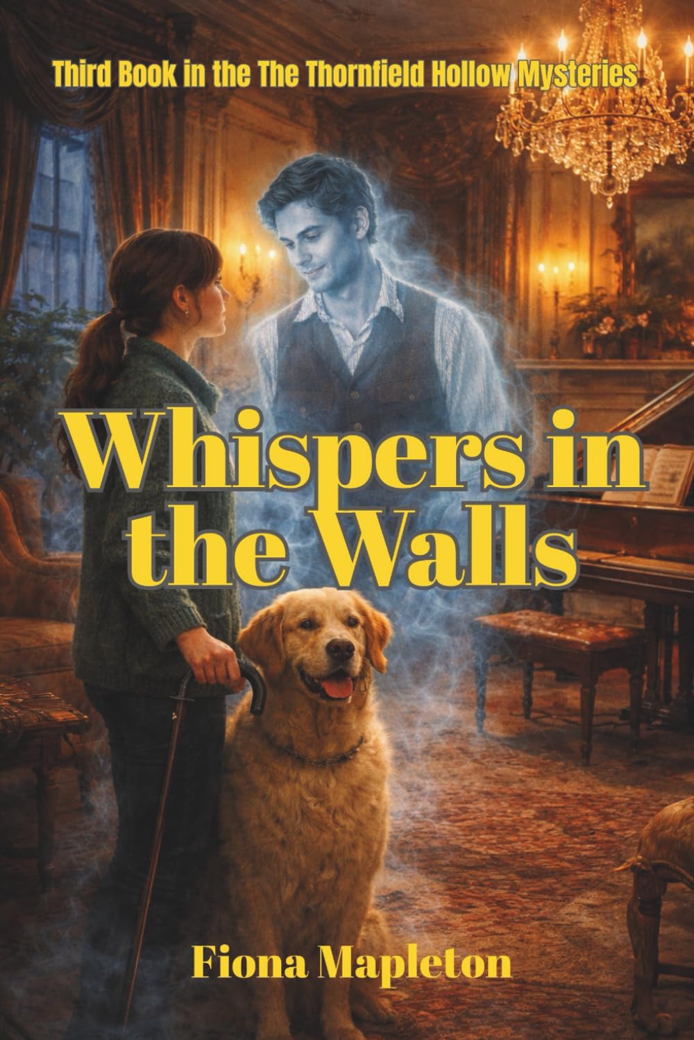 Whispers in the Walls: A Cozy Mystery Romance Where a Blind Paranormal Investigator Uncovers a 137-Year-Old Murder (The Thornfield Hollow Mysteries)