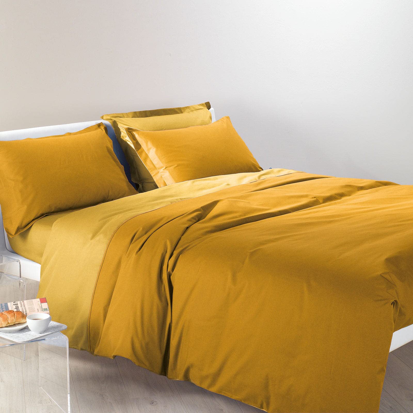 Couette Caleffi Bicolor pour lit double et confort moderne