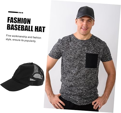 Miniatura 8 de Sosoport Gorras de béisbol de moda para hombre, gorra de visera de pico para exteriores, sombreros de sol para hombres, protección solar, sombrero
