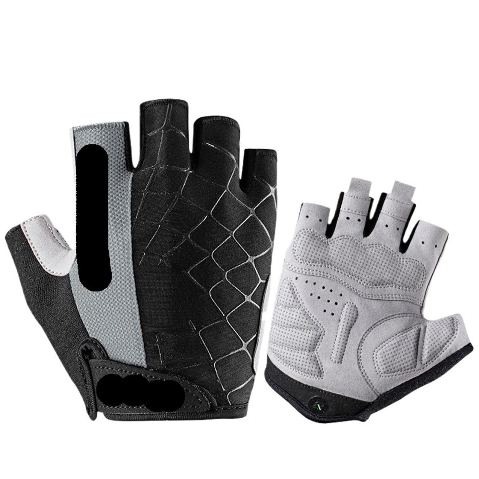 Guantes de Ciclismo Guantes de Ciclismo for Hombre y Mujer, de Medio Dedo, Resistentes a Golpes, Transpirables, for Deportes de montaña