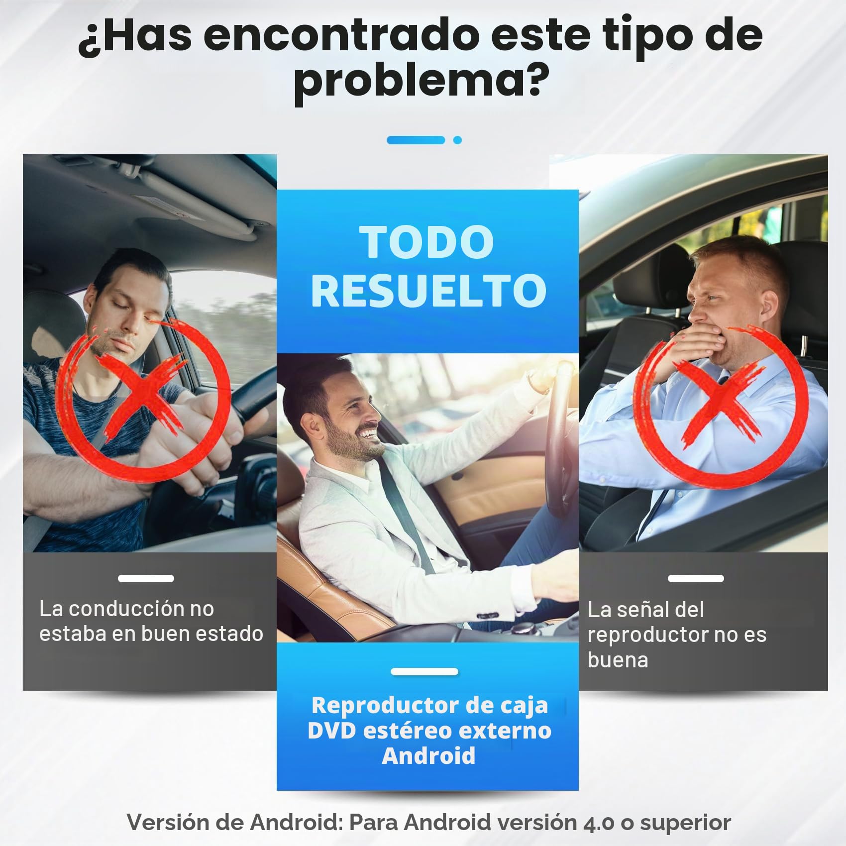 Interfaz USB 2.0 para radio de coche, reproductor de CD/DVD, estéreo externo para Android