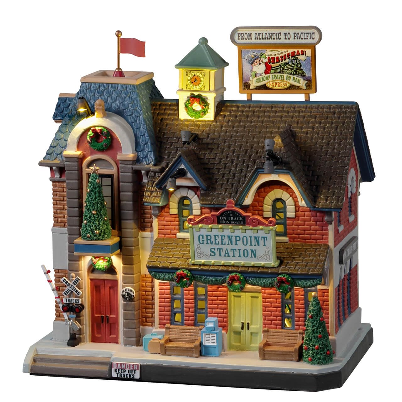 Amazon.com: Lemax Greenpoint Railroad Station, with 4.5V Adaptor