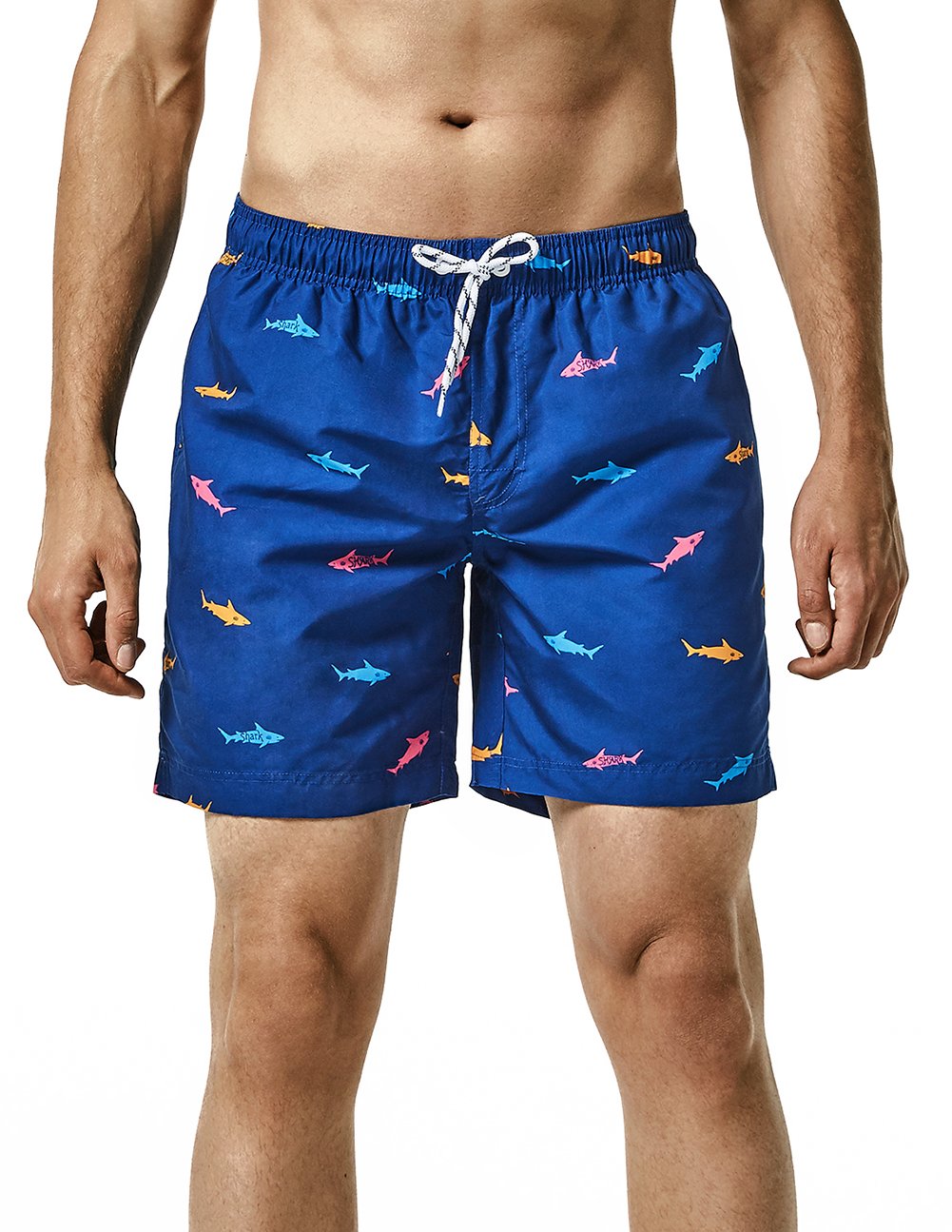MaaMgic Pantaloncini da Bagno da Uomo Asciugatura Veloce Costume da Bagno per Surf sulla Spiaggia Multi-funzioni Allenamento casa con Fodera in Mesh con Fodera in Mesh