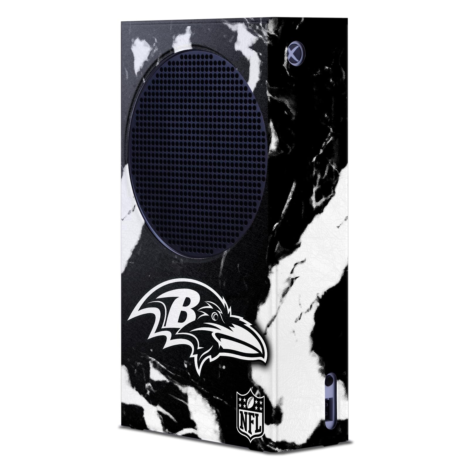 Xbox Series S Console Skin Baltimore Ravens NFL Marbre Head Case Designs - 8