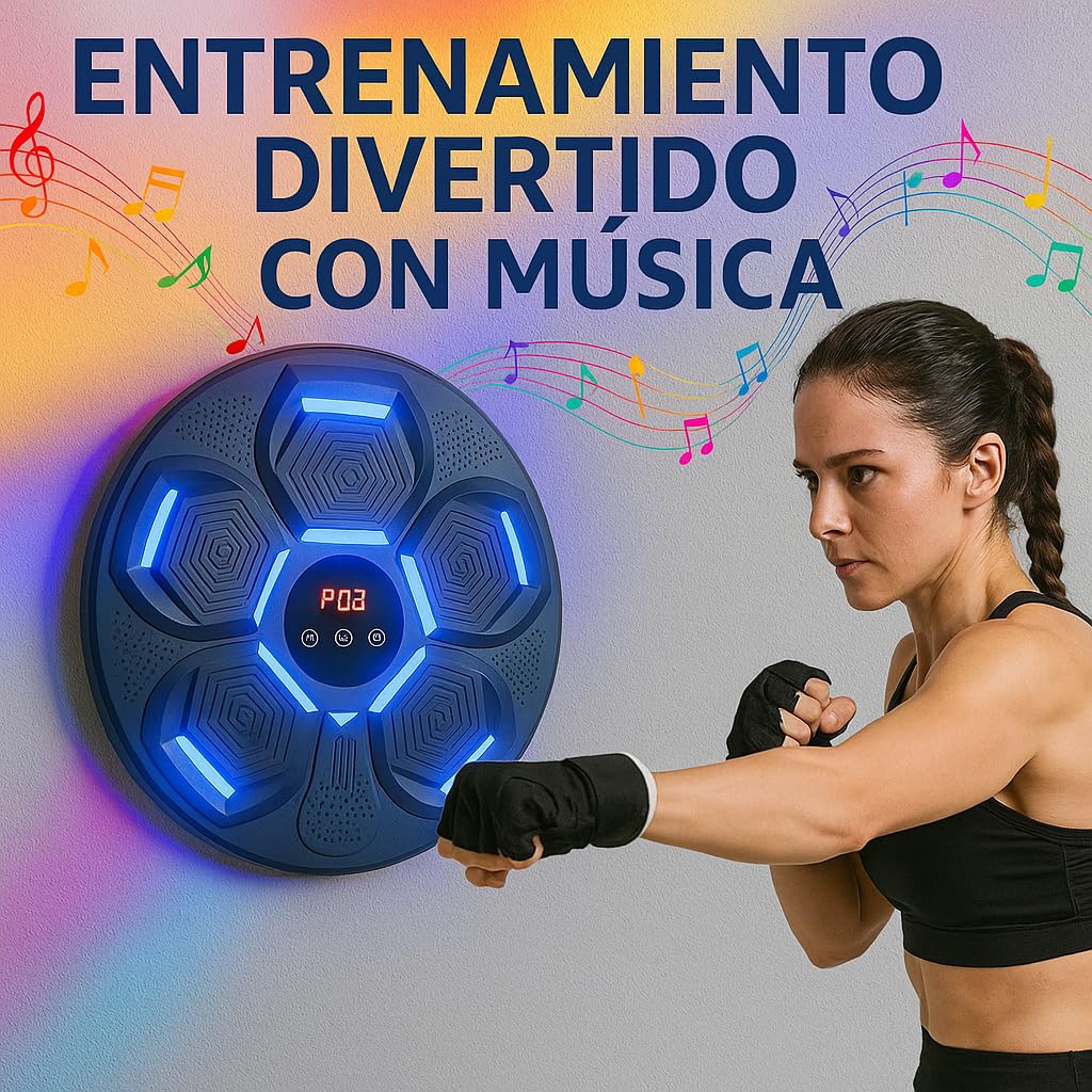 Maquina de Boxeo Musical Adulto - Boxeo Pared Musical Pared, Music Punch, Music Boxing Machine Adultos, Maquina Boxeo Musical Pared, Máquina de boxeo Musical, Punch Box, The Music Punch