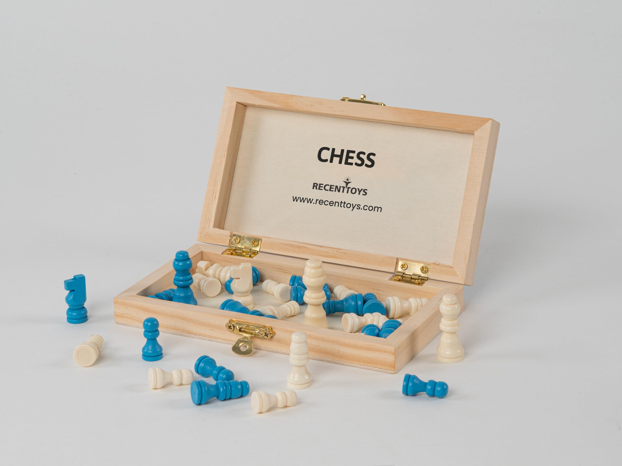 Recent Toys On-The-Go Chess Travel Board Set Game -Travel Chess Set including Folding/Portable Storage Board-Traditional Strategy Game for Kids/Children/Adults - Image 3