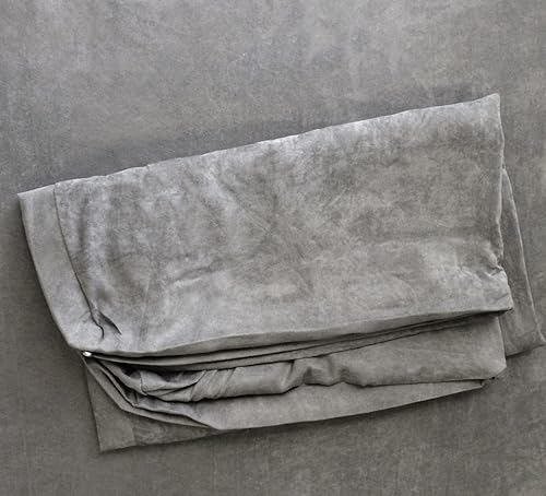 Miniatura 8 de 55"x47" Gris microsuede XXL Tamaño Grande Mixed Shredded Espuma de memoria Premium overfilled Pet Dog  Almohada ortopédica cama con impermeable