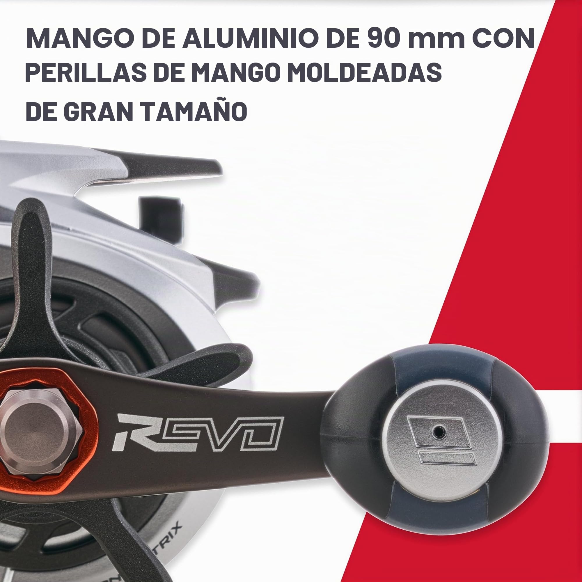 Abu Garcia Revo X - Carrete de Pesca de Perfil bajo
