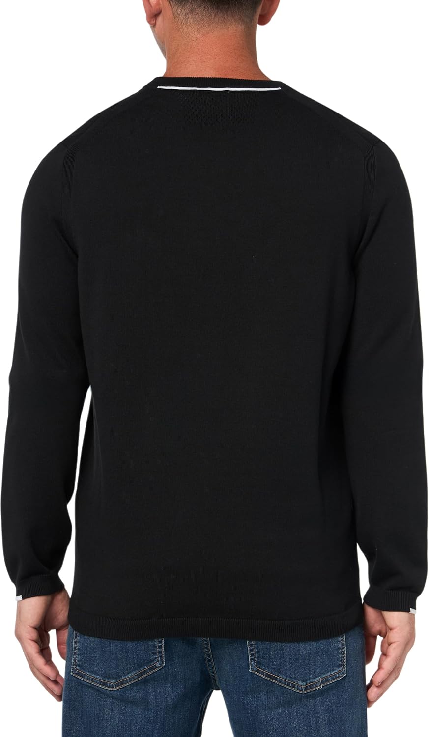 BOSS Mens Tech Flex Cotton Stretch Knit Sweater - Image 2