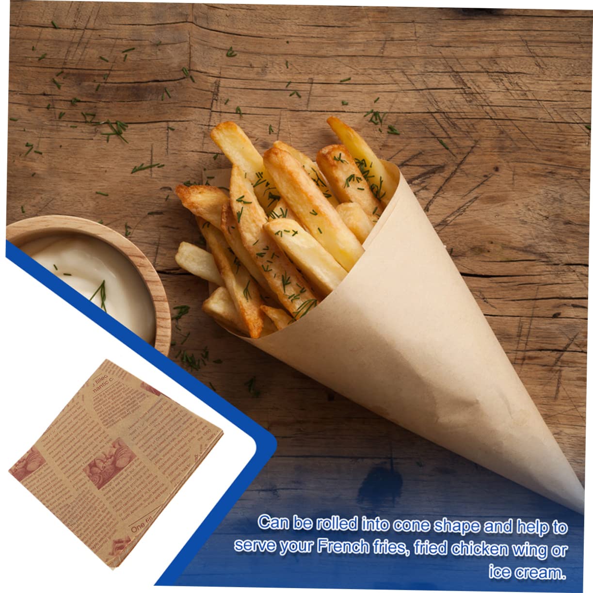 Alipis 200piezas Papel Resistente Al Aceite Calor Para Hornear y Envolver Diseño Vintage Unidades