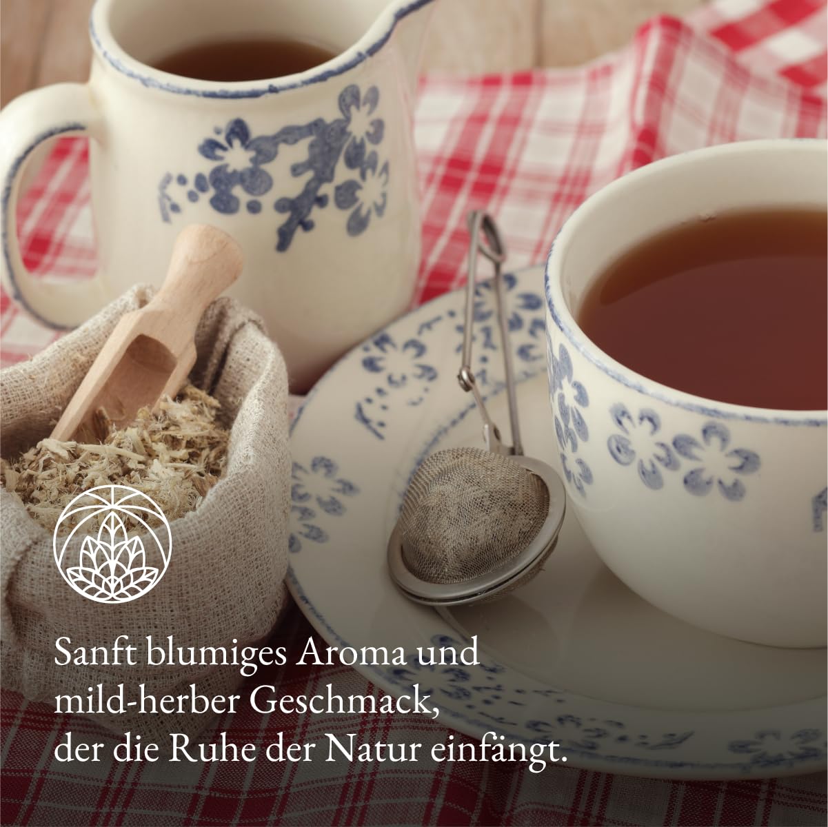 Marshmallow Root Tea Monte Nativo (300 g) – korzeń prawoślazu delikatnie wysuszony – luźna herbata w 100% naturalna i bez dodatków – aromatyczna herbata ziołowa do pysznego naparu