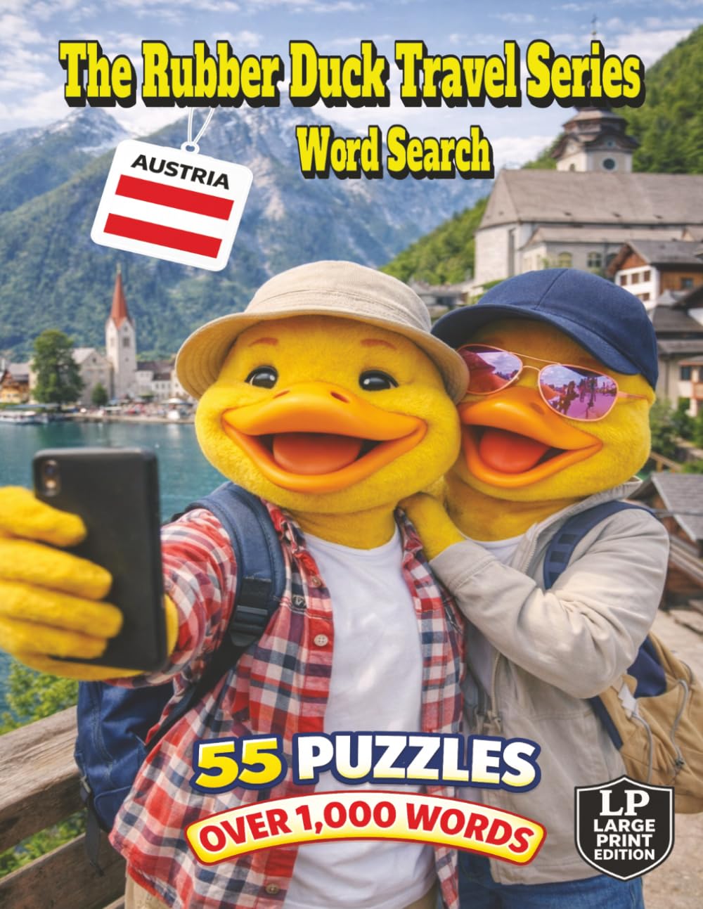 The Rubber Duck Travel Series Word Search: Austria: Scale the Alps and stroll through Imperial Vienna. From Mozart’s melodies to fine pastries and explore the beauty of Austria in over 1,000 words