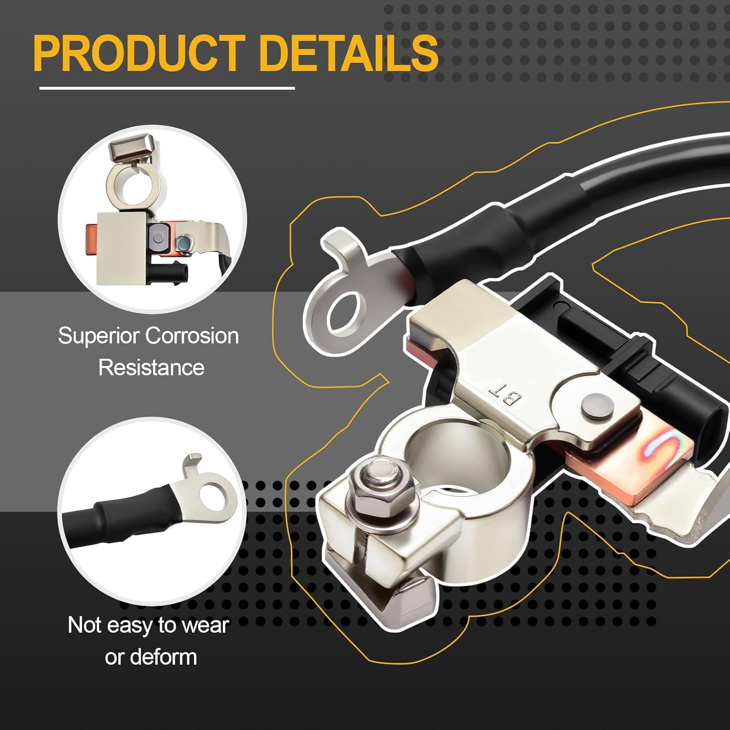 Battery Negative Sensor Cable 2011-2017 Accent 2011-2016 Ve-loster Part Number 37180-1R600 371801R600