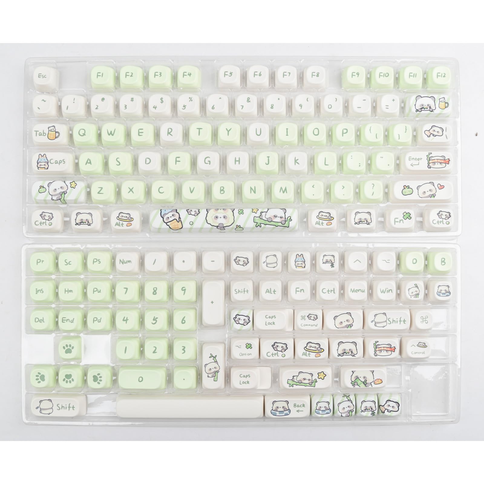 Amazon | パンダテーマ昇華キーキャップ、MOAプロファイル、PBT