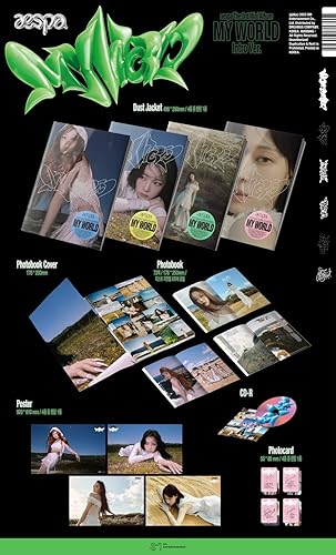 Miniatura 2 de aespa MY WORLD 3er mini álbum CD+POB+Tarjeta fotográfica+seguimiento sellado (versión de introducción aleatoria)