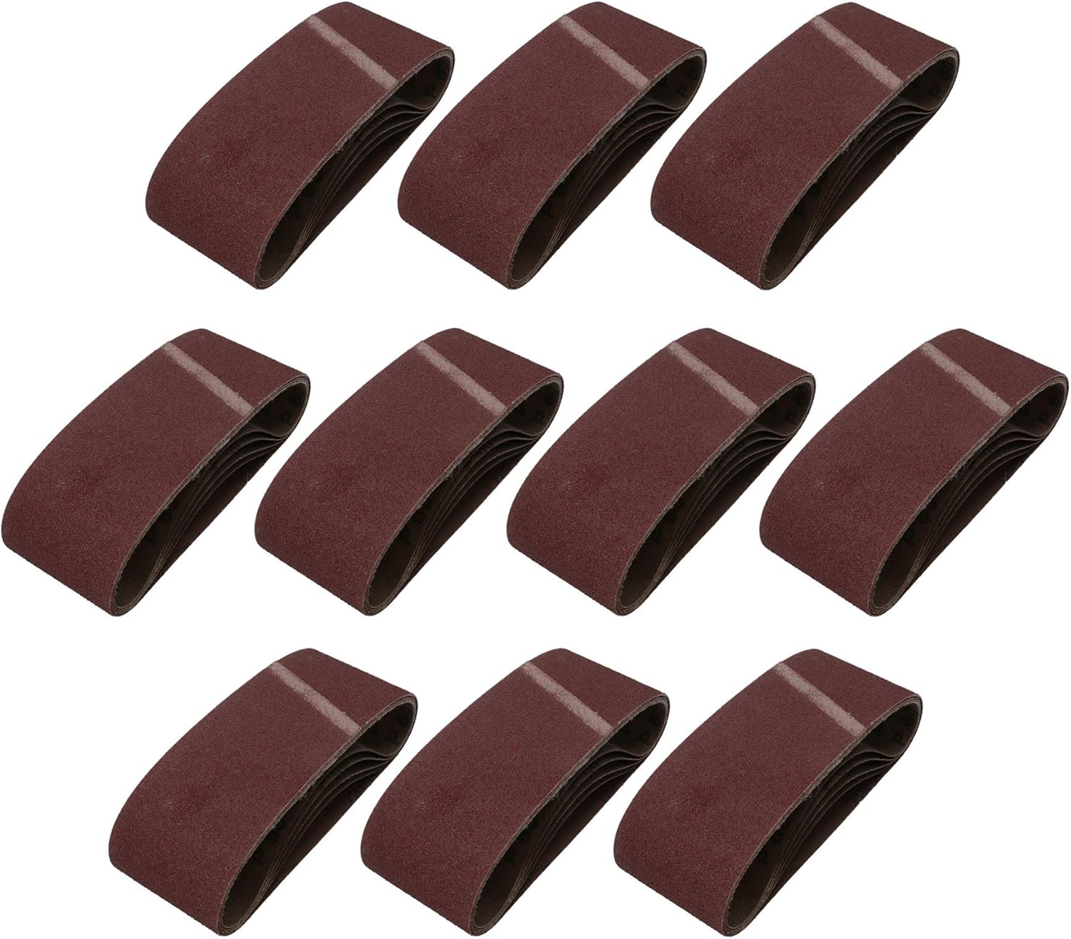 75mm x 457mm 60 Grit Medium Abrasive Sanding Belt Sander Discs 25 Pack