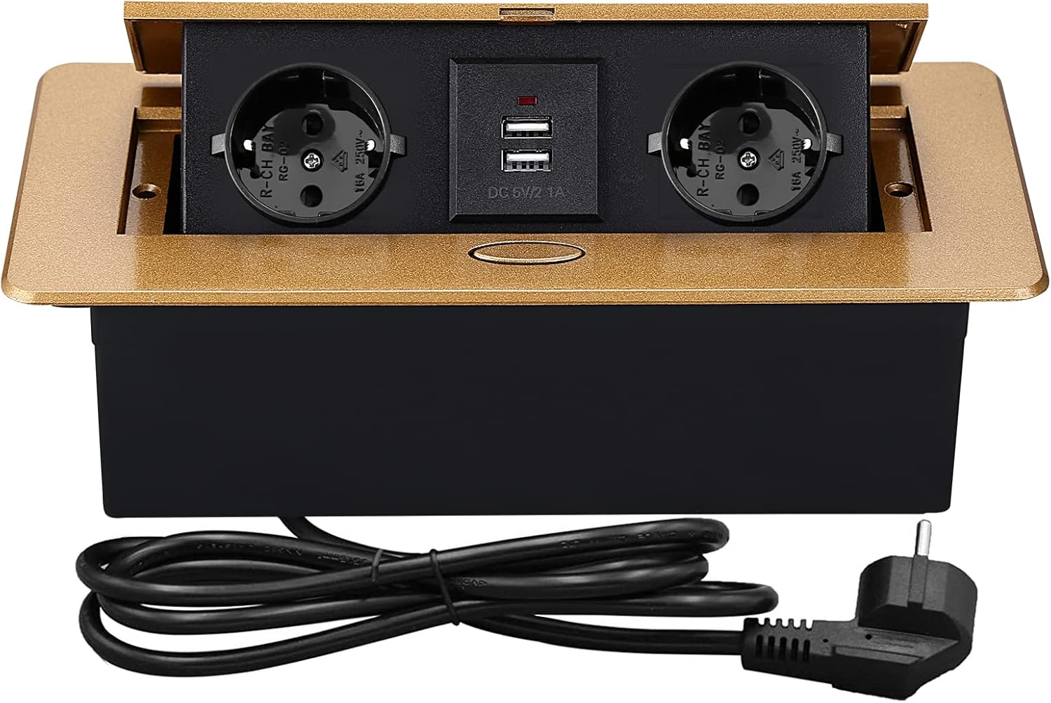 Simmpatuu Bloc Multiprise Escamotable pour Encastrer, Plan de Travail ...