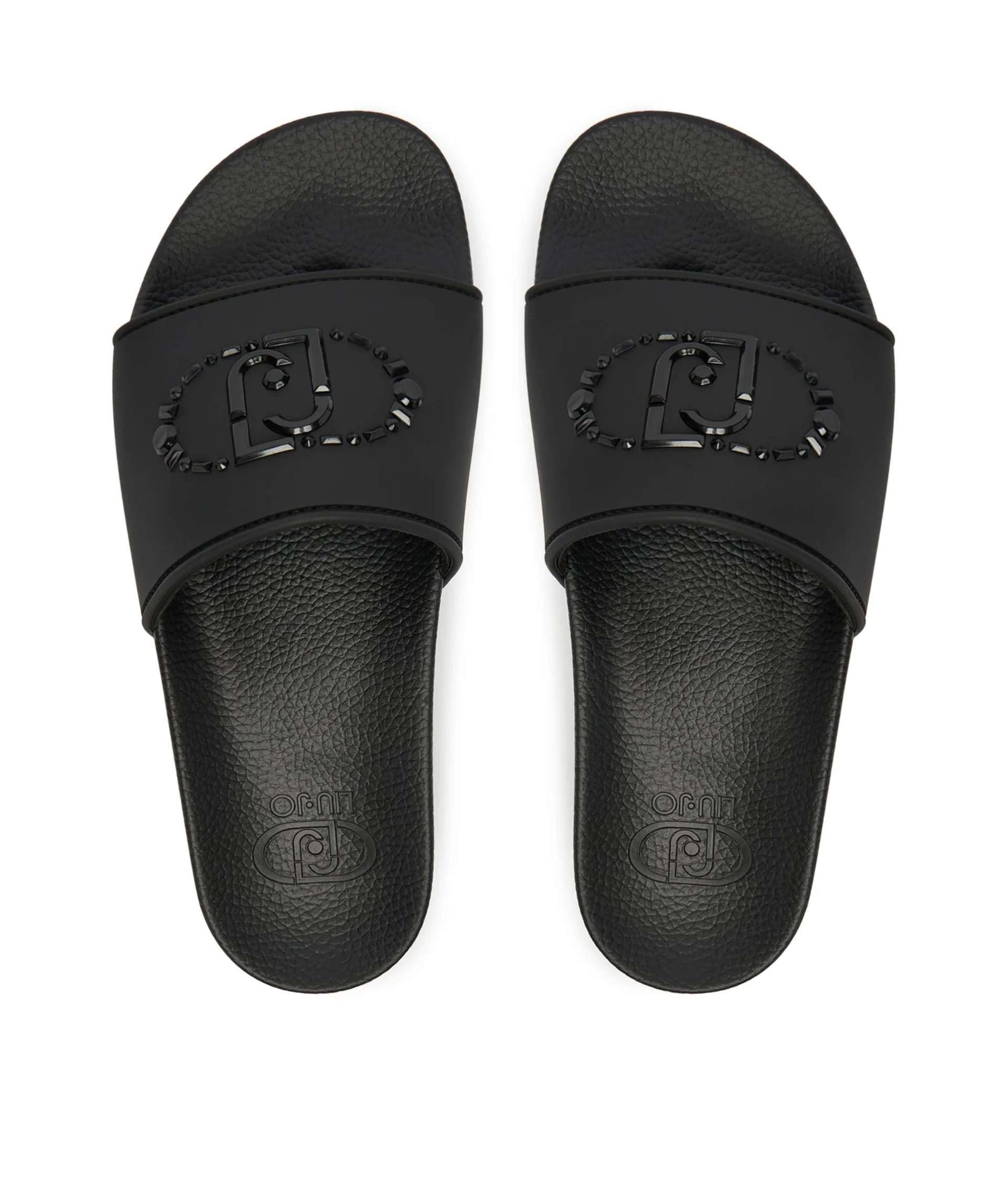 Liu Jo Plateau-Pantolette mit Logo